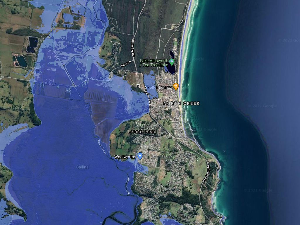 Sunshine Coast Flood Maps Coastal Risk Australia